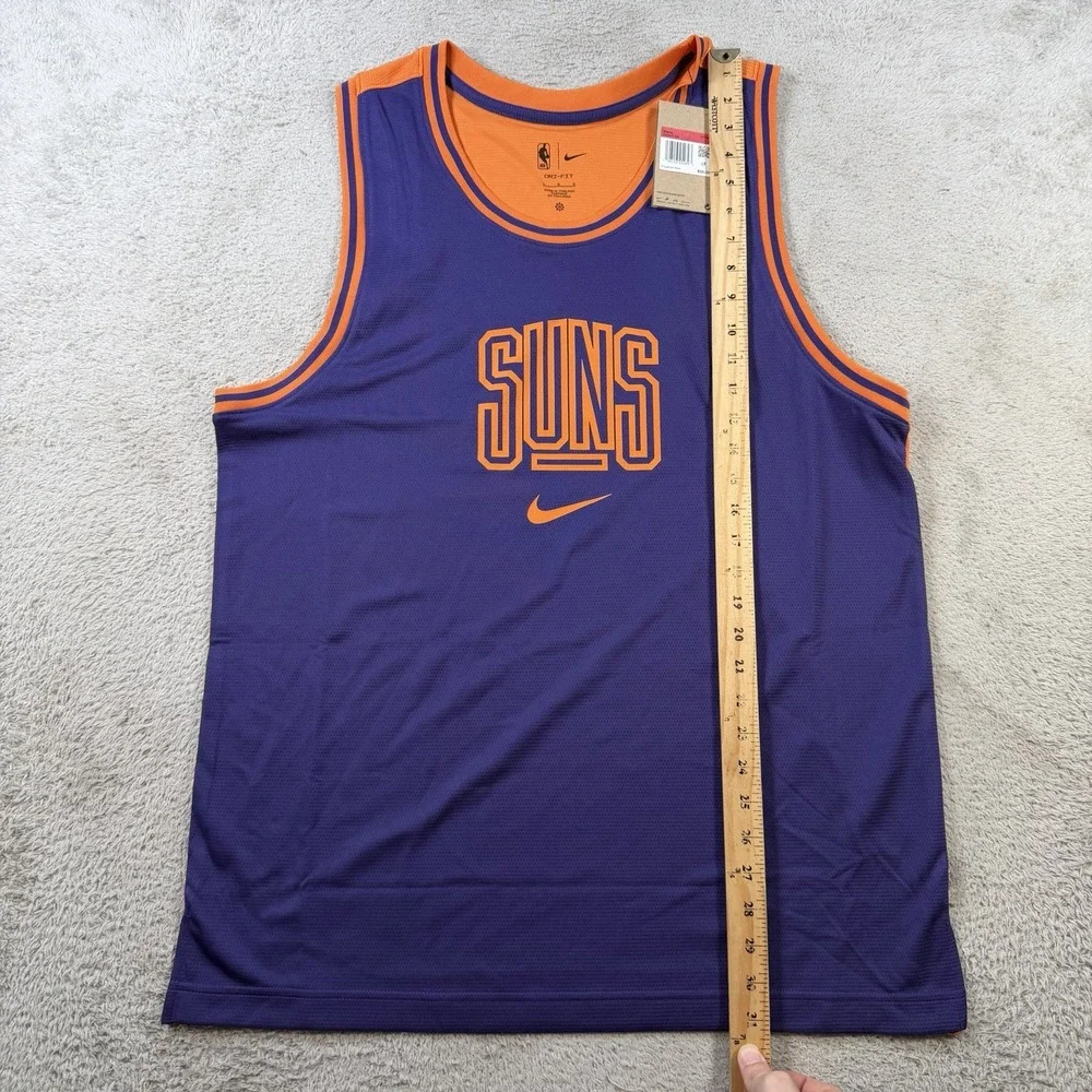 Nike Phoenix Suns Tank Top Mens Large Courtside Split DNA Performance Jersey